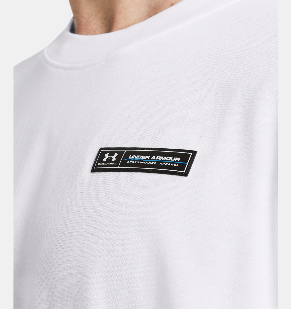 언더아머(UNDERARMOUR) 남성 UA 헤비웨이트 아머 라벨 반팔1382831-100