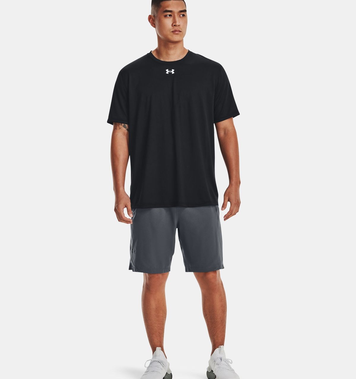 언더아머(UNDERARMOUR) 남성 UA Tech 팀 반팔1376842-001