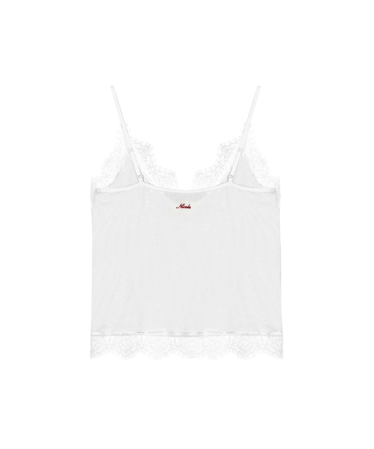 닉앤니콜(NICK&NICOLE) LACE TRIM SLEEVELESS_IVORY