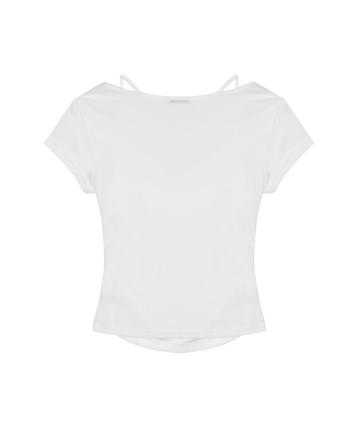 닉앤니콜(NICK&NICOLE) LACE LAYERED COWL TOP_IVORY