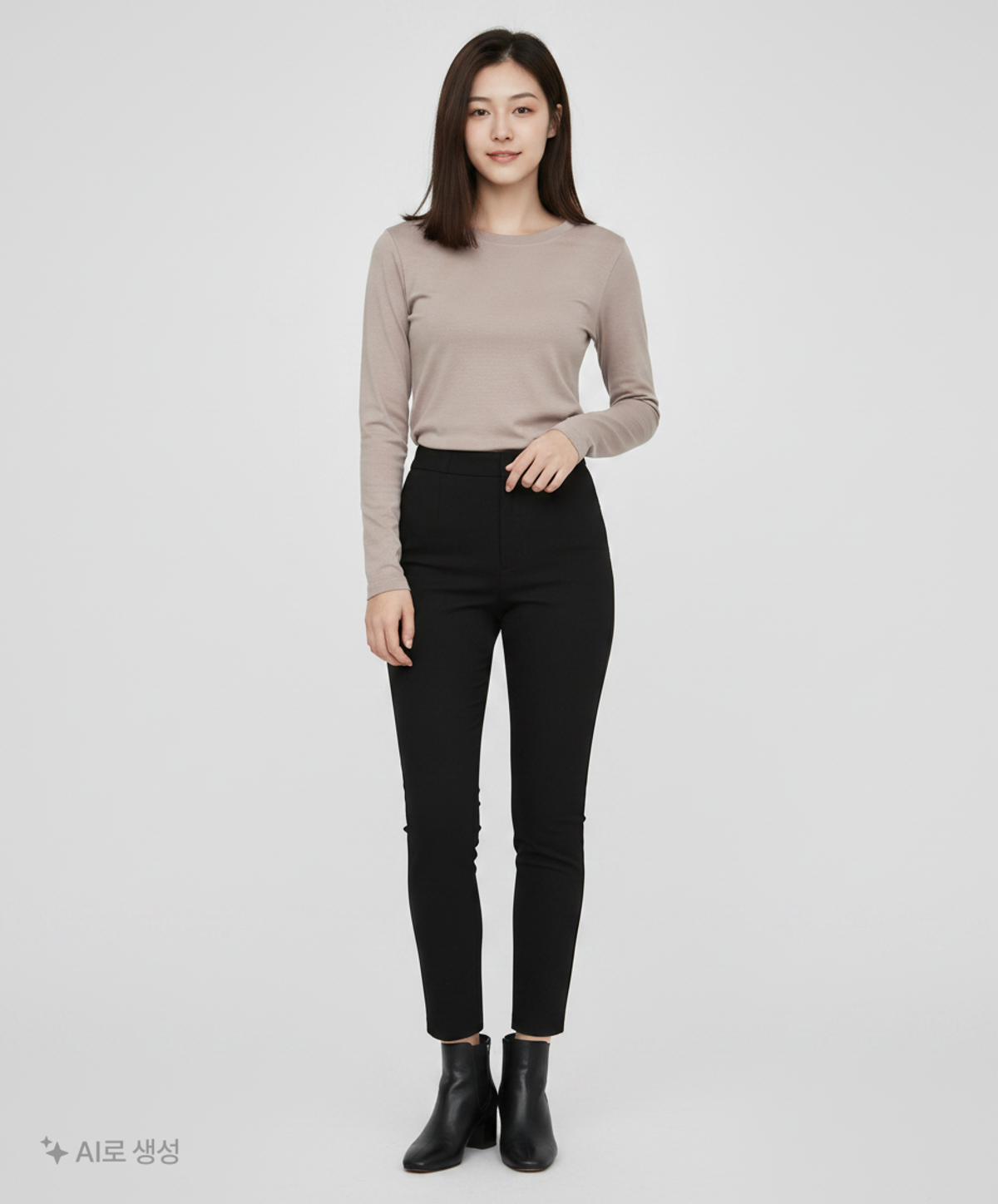 안다르(ANDAR) 긴소매 티셔츠