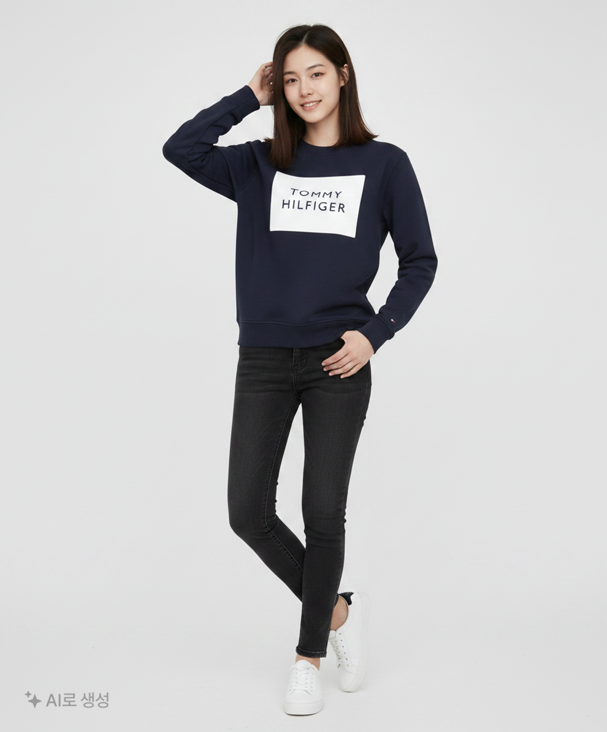 타미힐피거(TOMMY HILFIGER) 맨투맨/스웨트셔츠 S