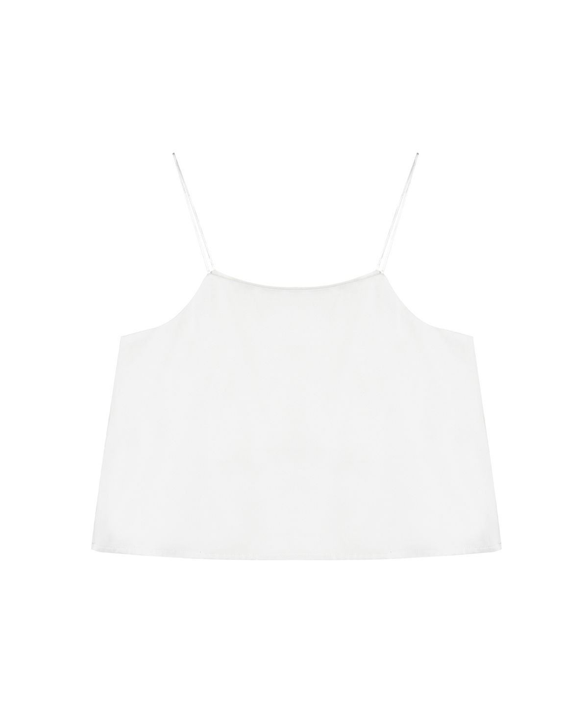 닉앤니콜(NICK&NICOLE) SATIN CROP SLEEVELESS TOP_IVORY