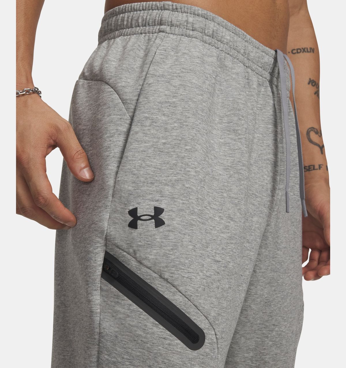 언더아머(UNDERARMOUR) 남성 UA 언스타퍼블 플리스 조거1379808-011