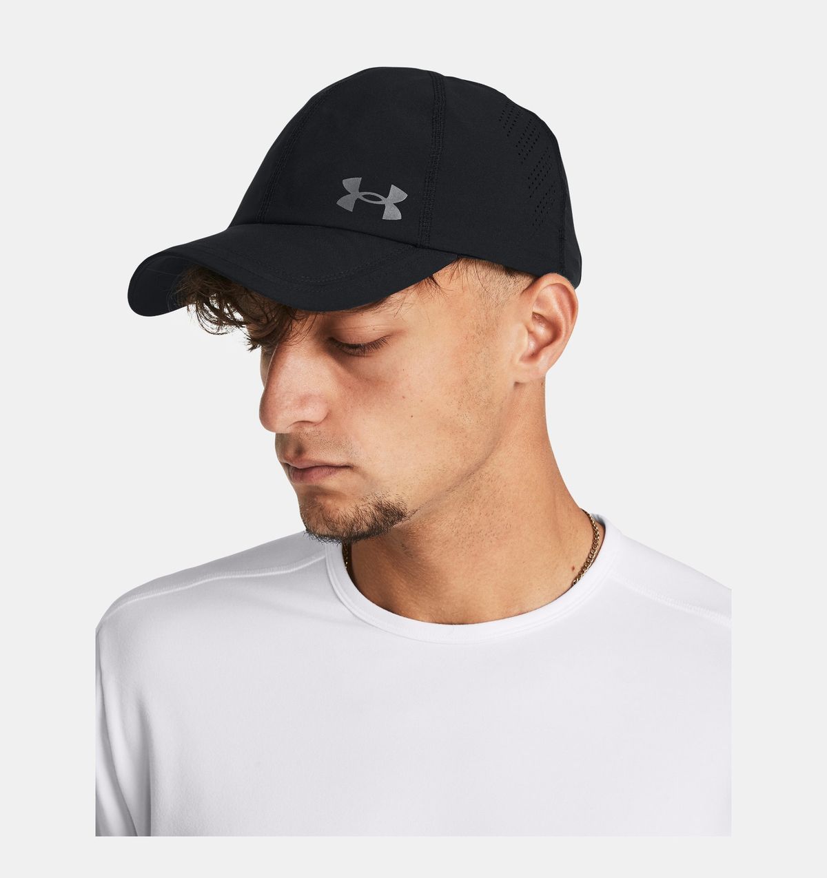 언더아머(UNDERARMOUR) 남성 UA 론치 어저스터블 캡1383477-001