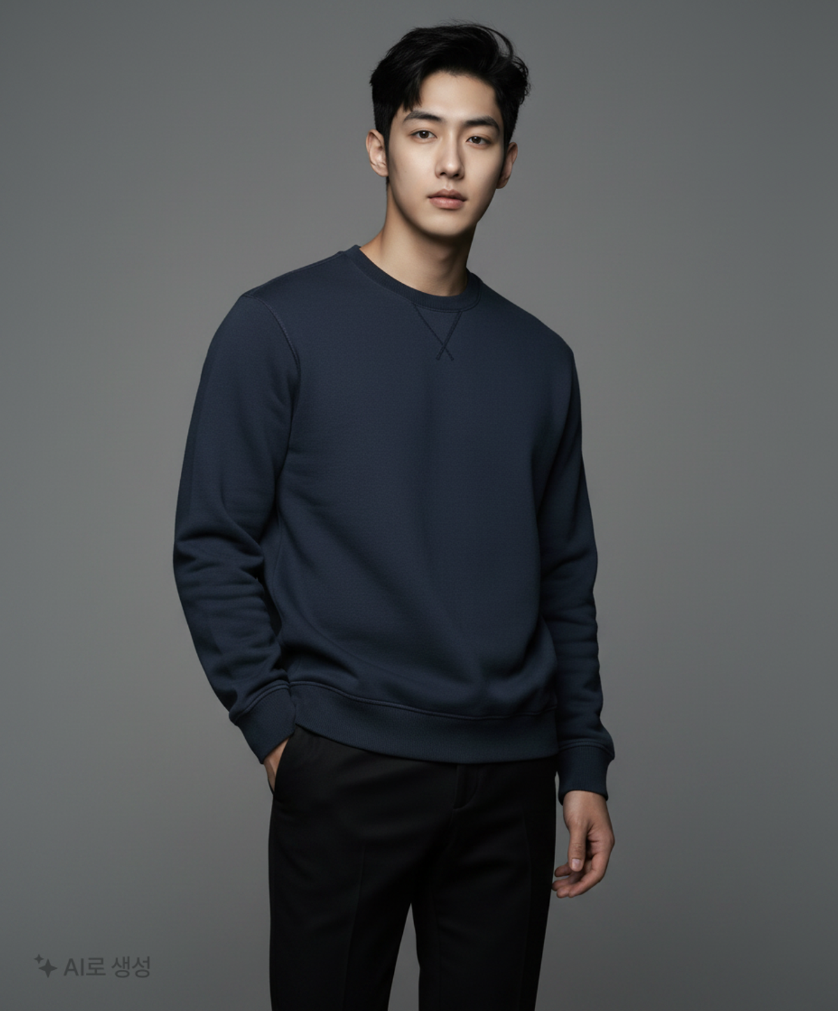 앤드지(AND Z) 남성) 기모 플리스 맨투맨_BLF4TR1003 110