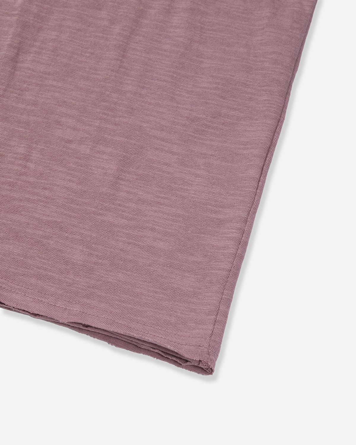 사일런트실러블(SILENTSYLLABLE) Heather half T-shirts / Mauve