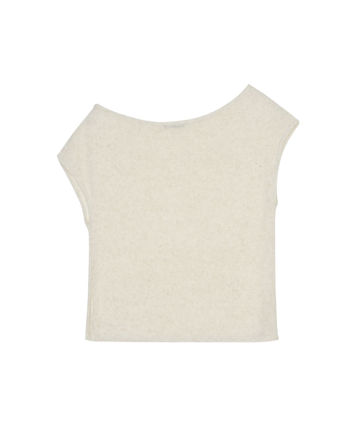 닉앤니콜(NICK&NICOLE) TEXTURED BOAT NECK KNIT TOP_OATMEAL