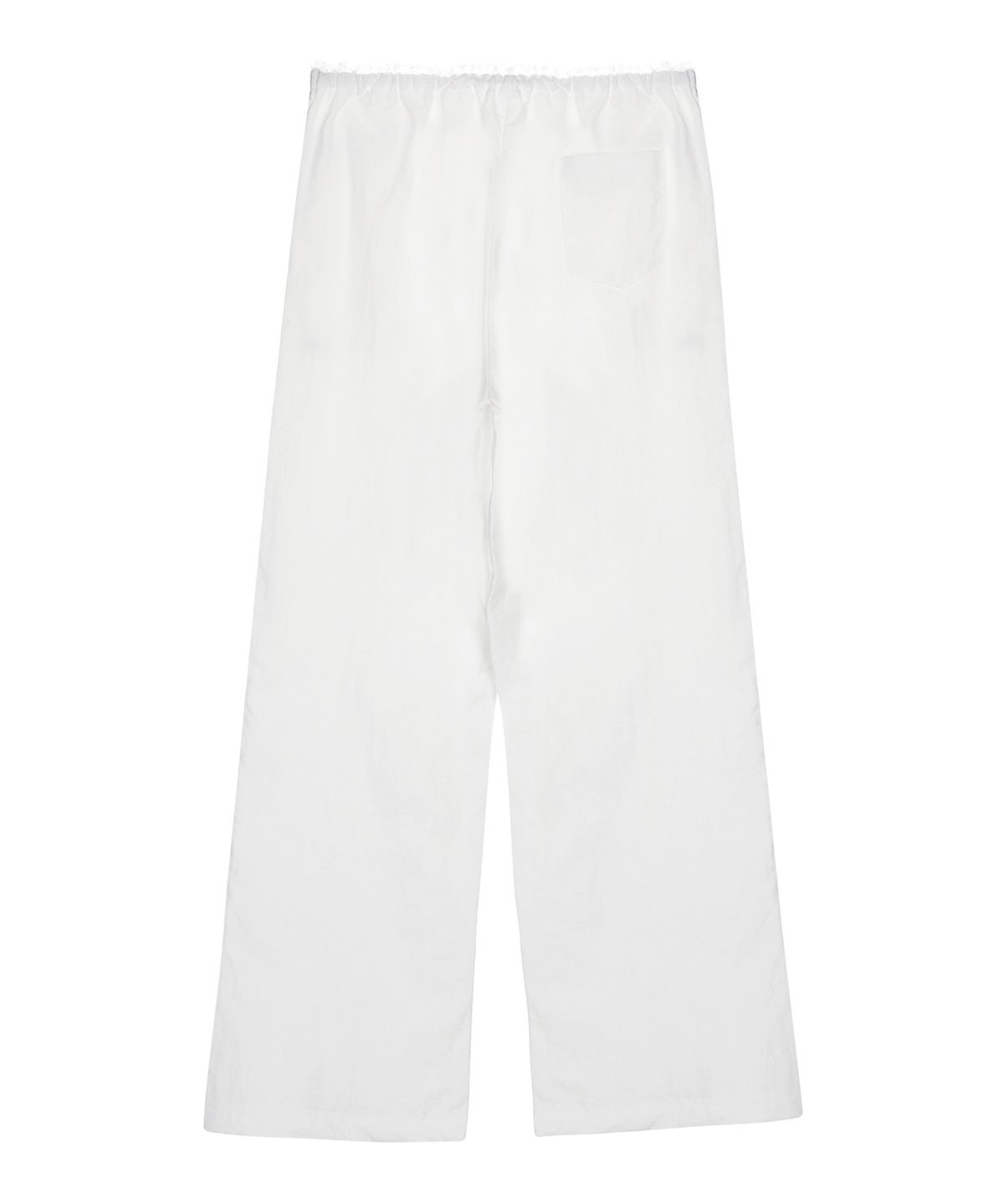 닉앤니콜(NICK&NICOLE) LACE NYLON WIDE PANTS_WHITE