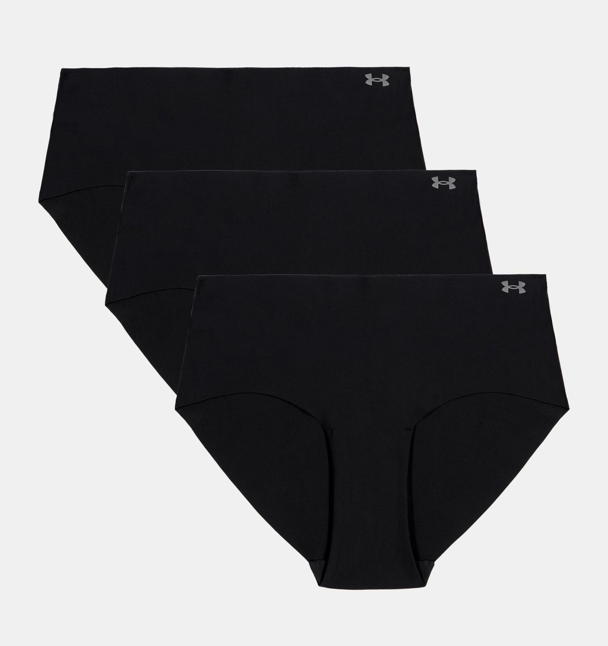 언더아머(UNDERARMOUR) 여성 UA 퓨어 스트레치 노 쇼 힙스터 3장1383895-001