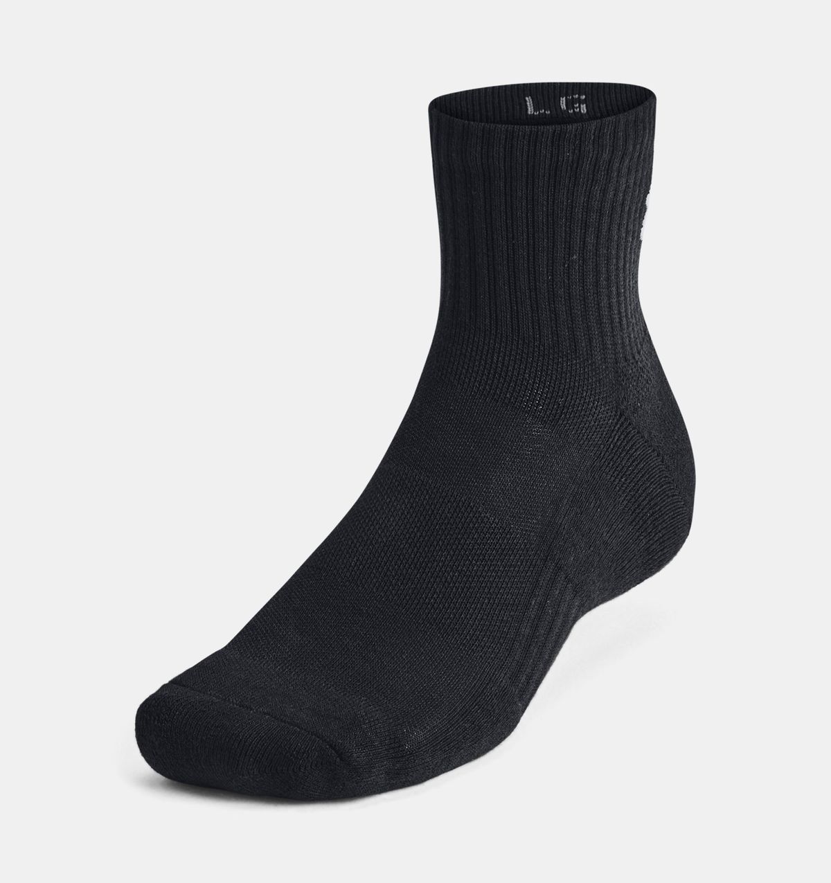 언더아머(UNDERARMOUR) 유니섹스 UA 트레이닝 코튼 쿼터 삭스 3켤레1386372-001
