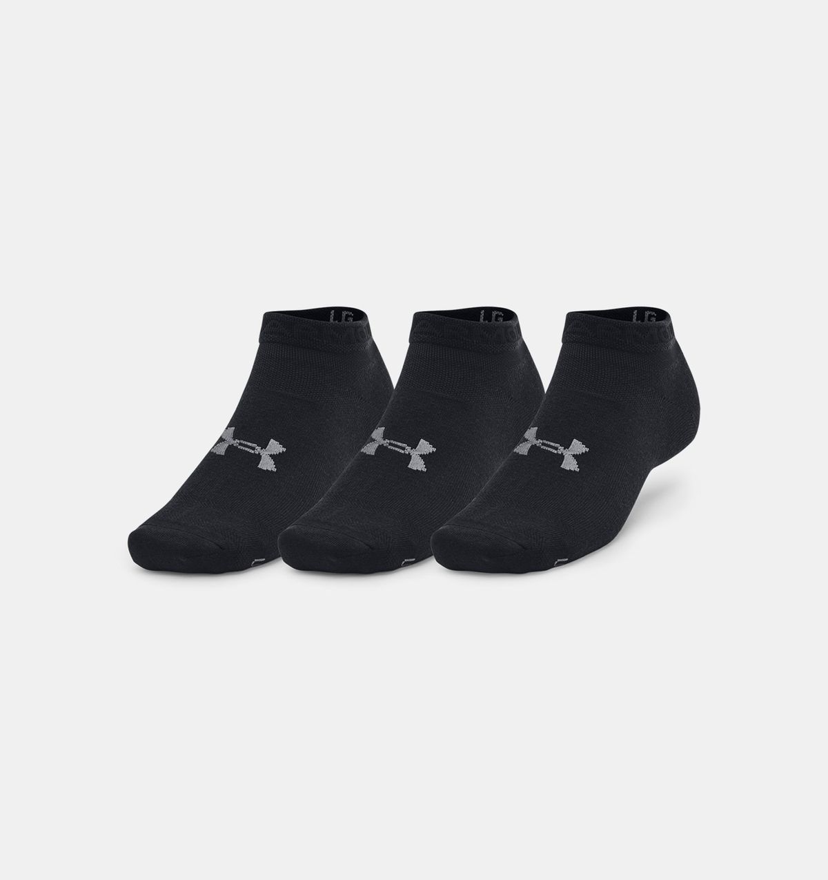 언더아머(UNDERARMOUR) 유니섹스 UA 에센셜 로우 삭스 3켤레1382958-001