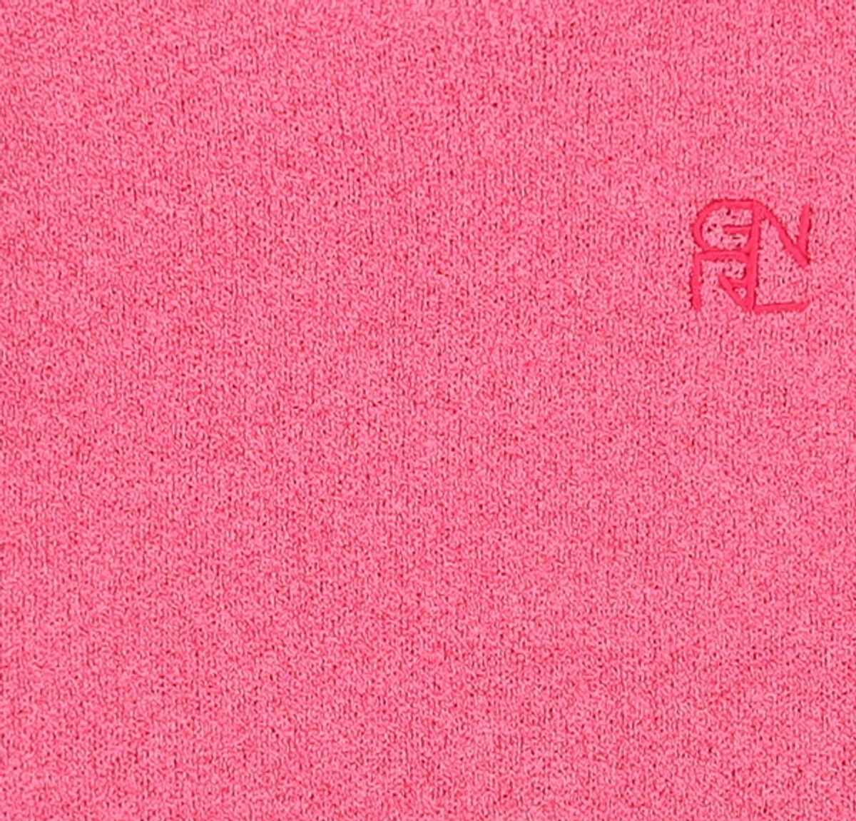 제너럴 아이디어(GENERAL IDEA) GNRL 부클 반팔 니트 [PINK] / SBC2U05020 S