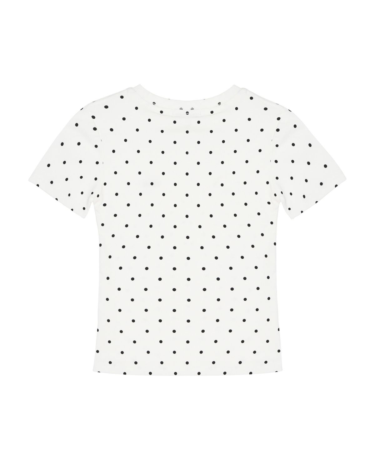 닉앤니콜(NICK&NICOLE) DOT HALF SLEEVE TOP_WHITE