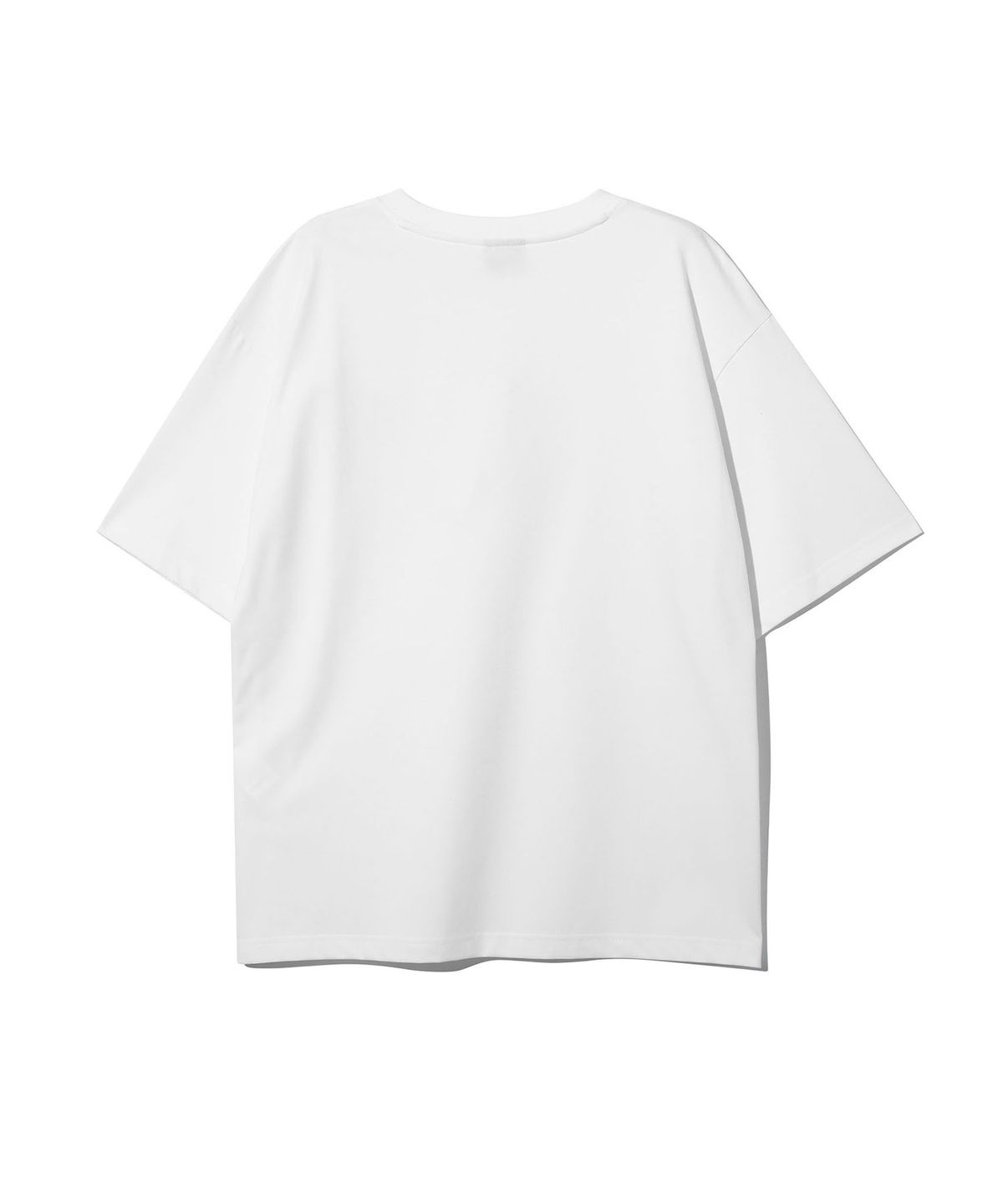유씨엘에이(UCLA) 남녀공용  캘리그라피 스몰 로고 반팔 티셔츠[WHITE](UC4ST70)