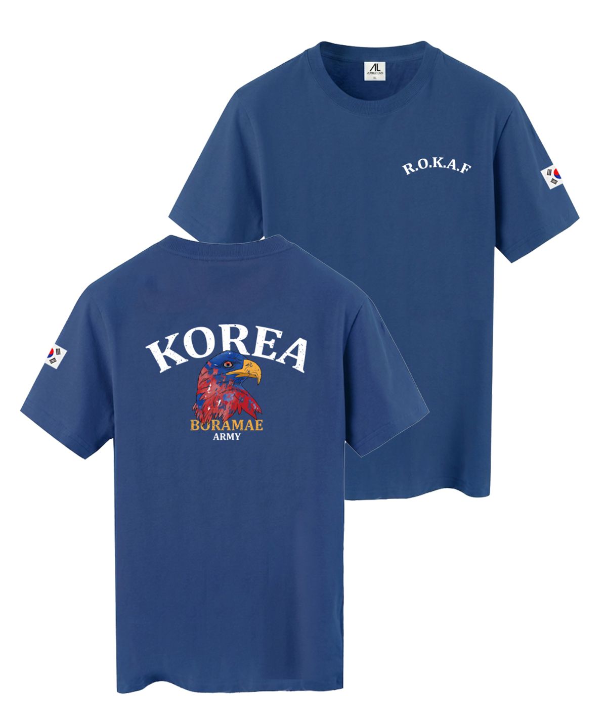 엠블룩(AMBLELOOK) 프리미엄 면스판 로카 반팔티 BORAMAE KOERA (4color)