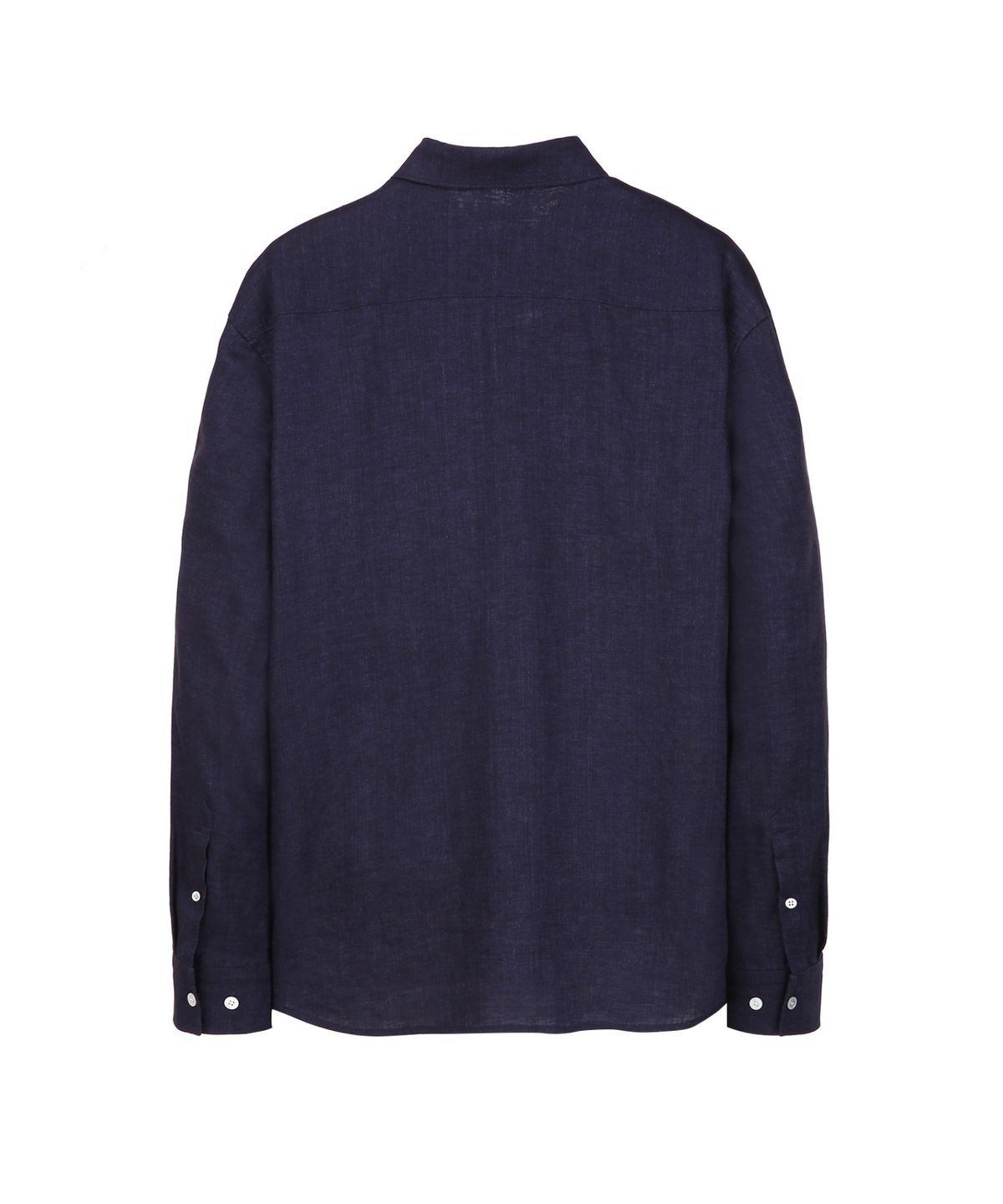질스튜어트뉴욕 맨(JILLSTUART NEWYORK MEN) [THE TWILL] 내추럴 스트레치 린넨 셔츠  - 네이비 (JNSH6B614N2)