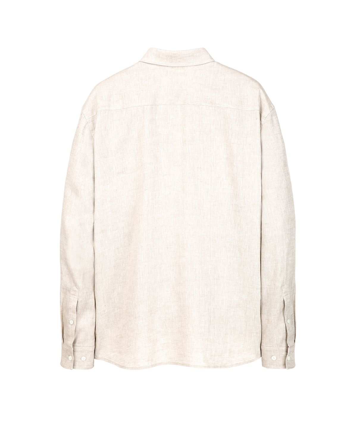 질스튜어트뉴욕 맨(JILLSTUART NEWYORK MEN) [THE TWILL] 내추럴 스트레치 린넨 셔츠  - 라이트베이지 (JNSH6B614I1)