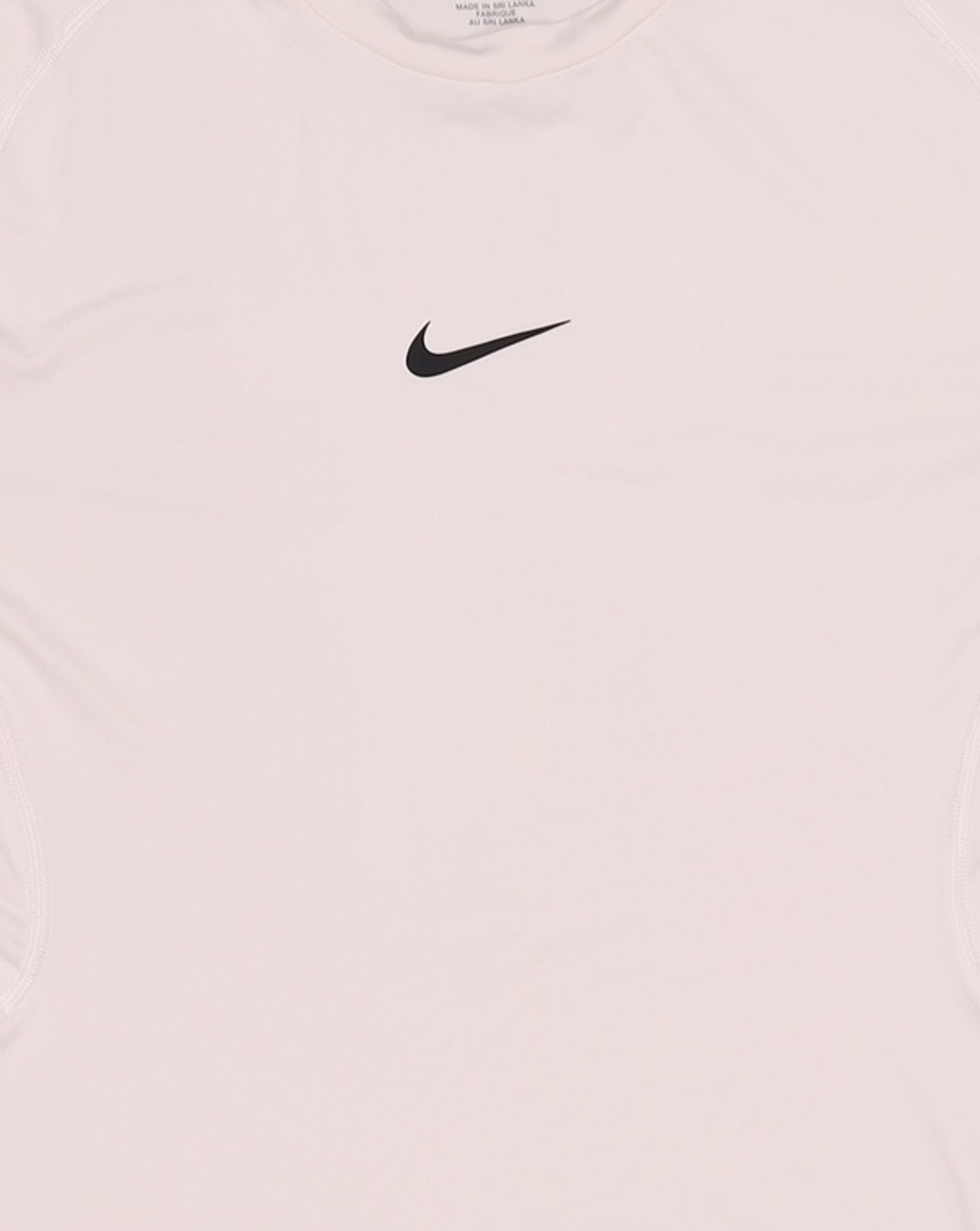 나이키(NIKE) 프로 드라이 핏 타이트 반소매 피트니스 탑 M - 화이트:블랙 / FB7933-100 XL