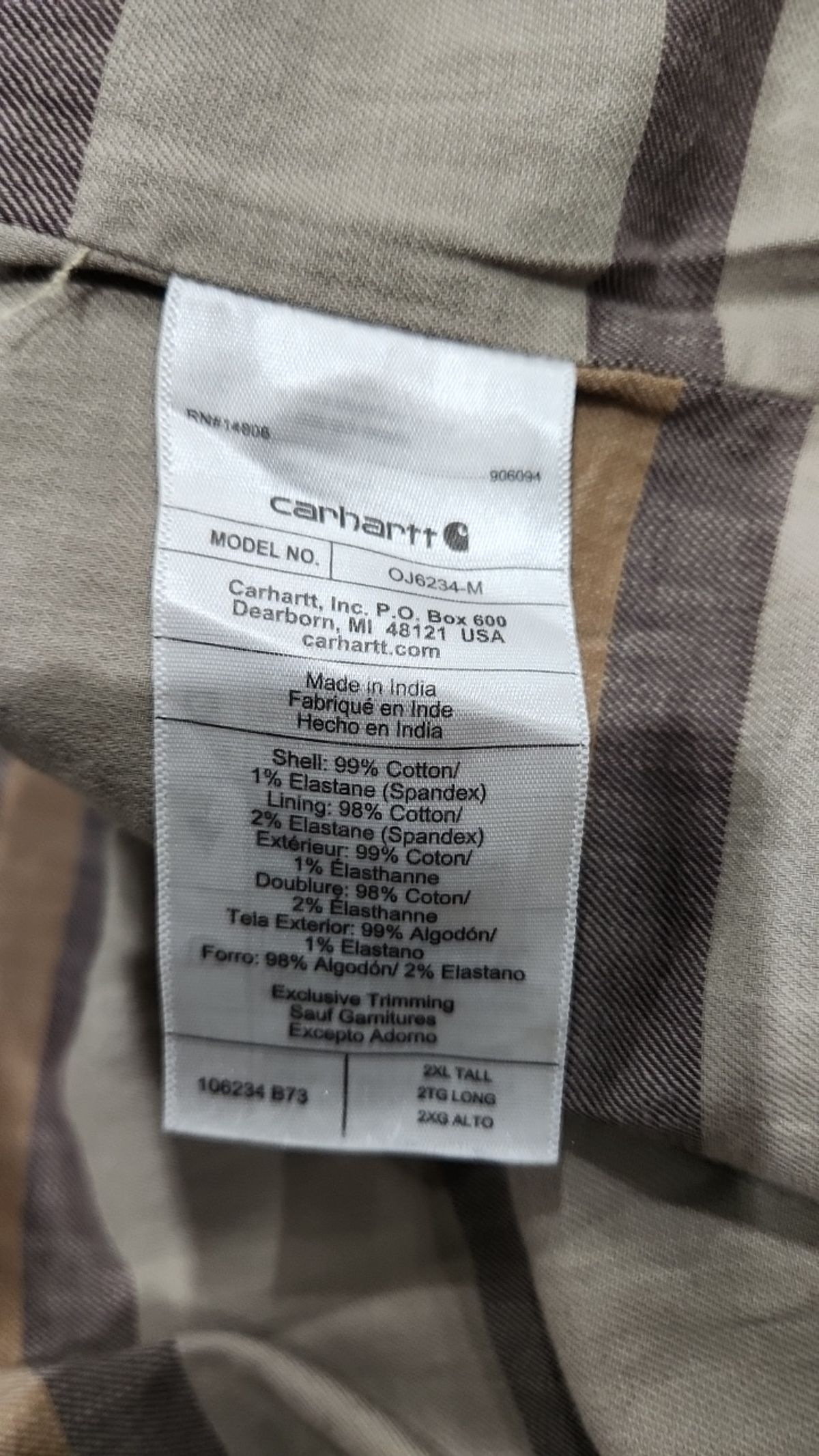 칼하트(CARHARTT) 나일론/코치 재킷 XXL
