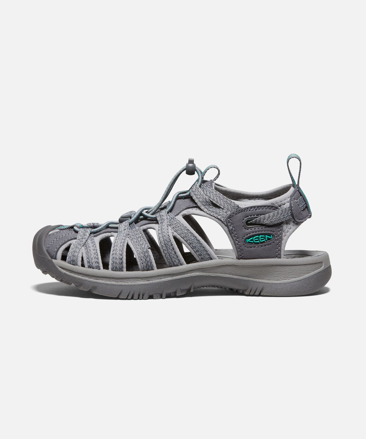 킨(KEEN) 위스퍼 여성 샌들 MEDIUM GREY/PEACOCK