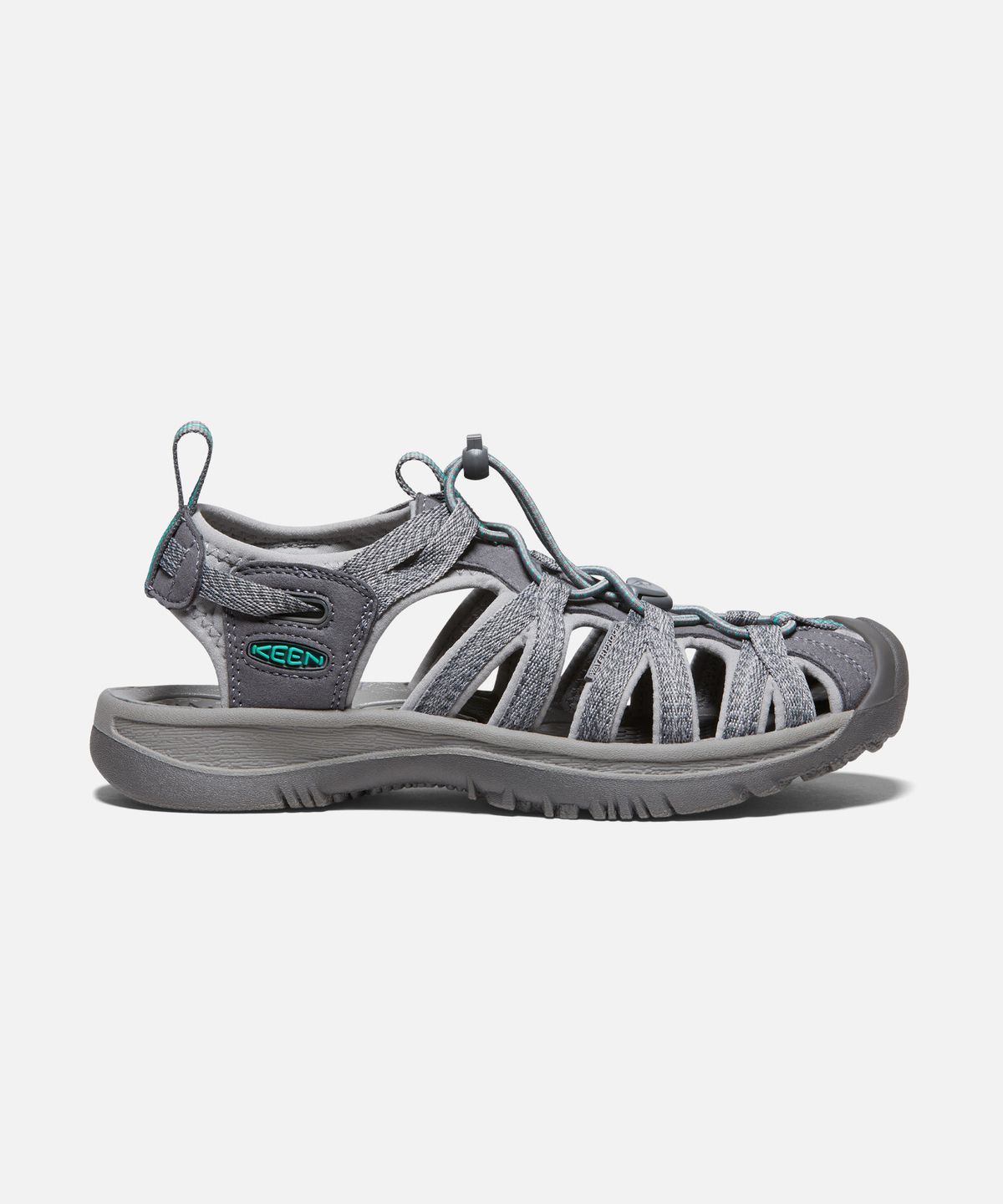 킨(KEEN) 위스퍼 여성 샌들 MEDIUM GREY/PEACOCK