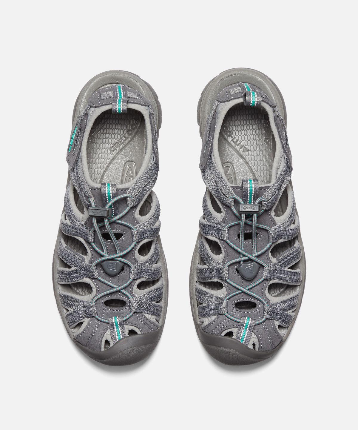 킨(KEEN) 위스퍼 여성 샌들 MEDIUM GREY/PEACOCK