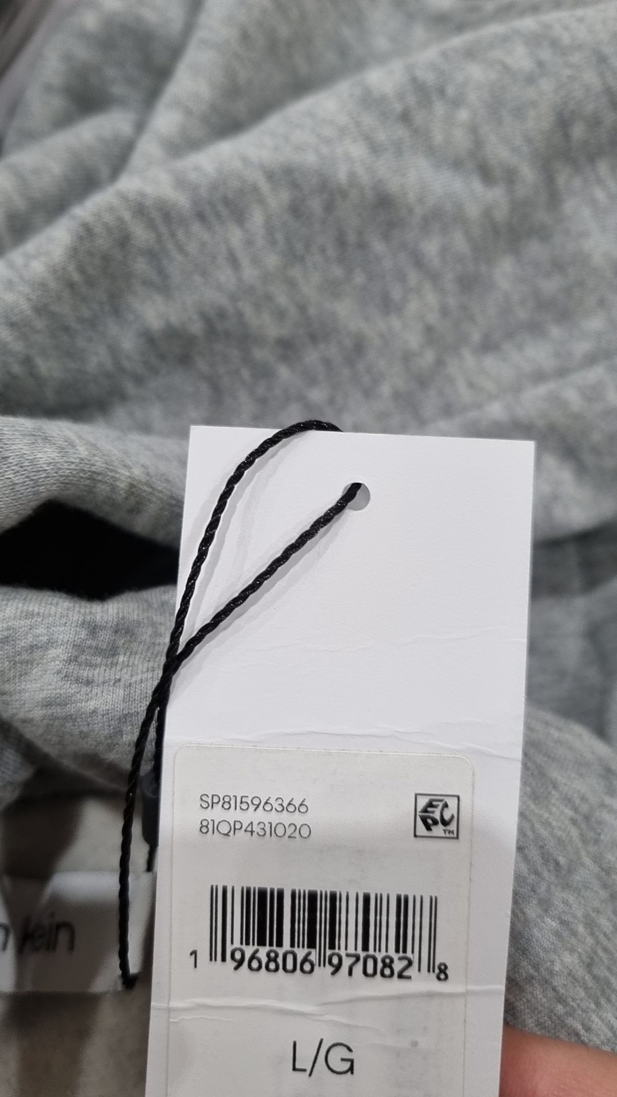 캘빈클라인(CALVIN KLEIN) 후드 티셔츠 L
