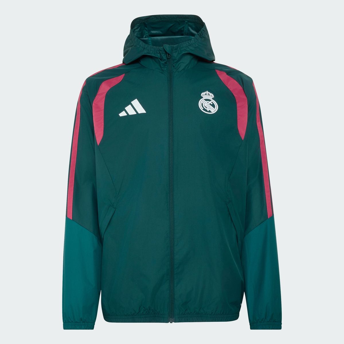 아디다스(ADIDAS) 레알 마드리드 26/27 티로26 컴피티션 올 웨더 재킷 KB6385