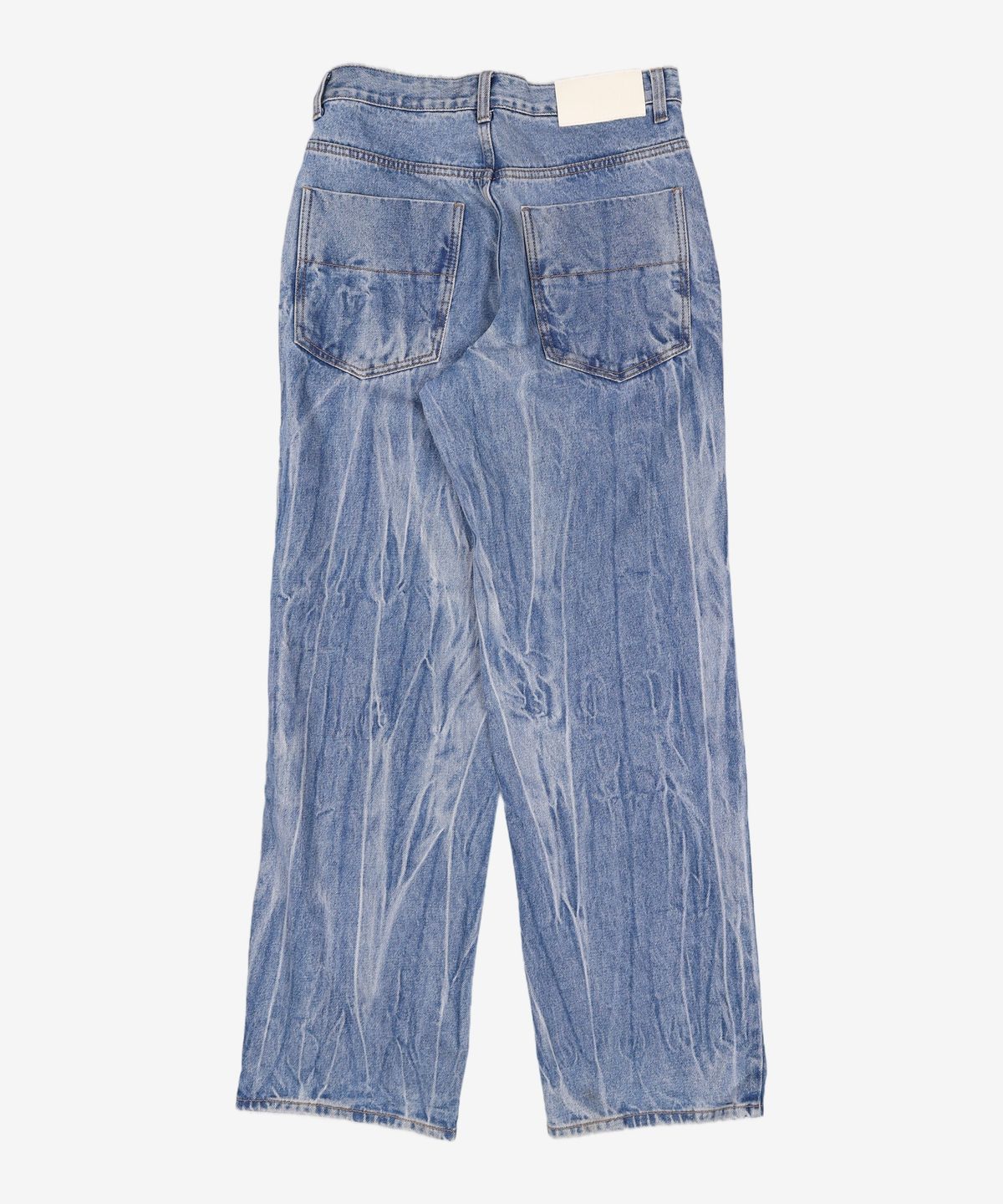 데케트(DECET) Mid Rise Wide Jeans DCPT027BlueCenter 28