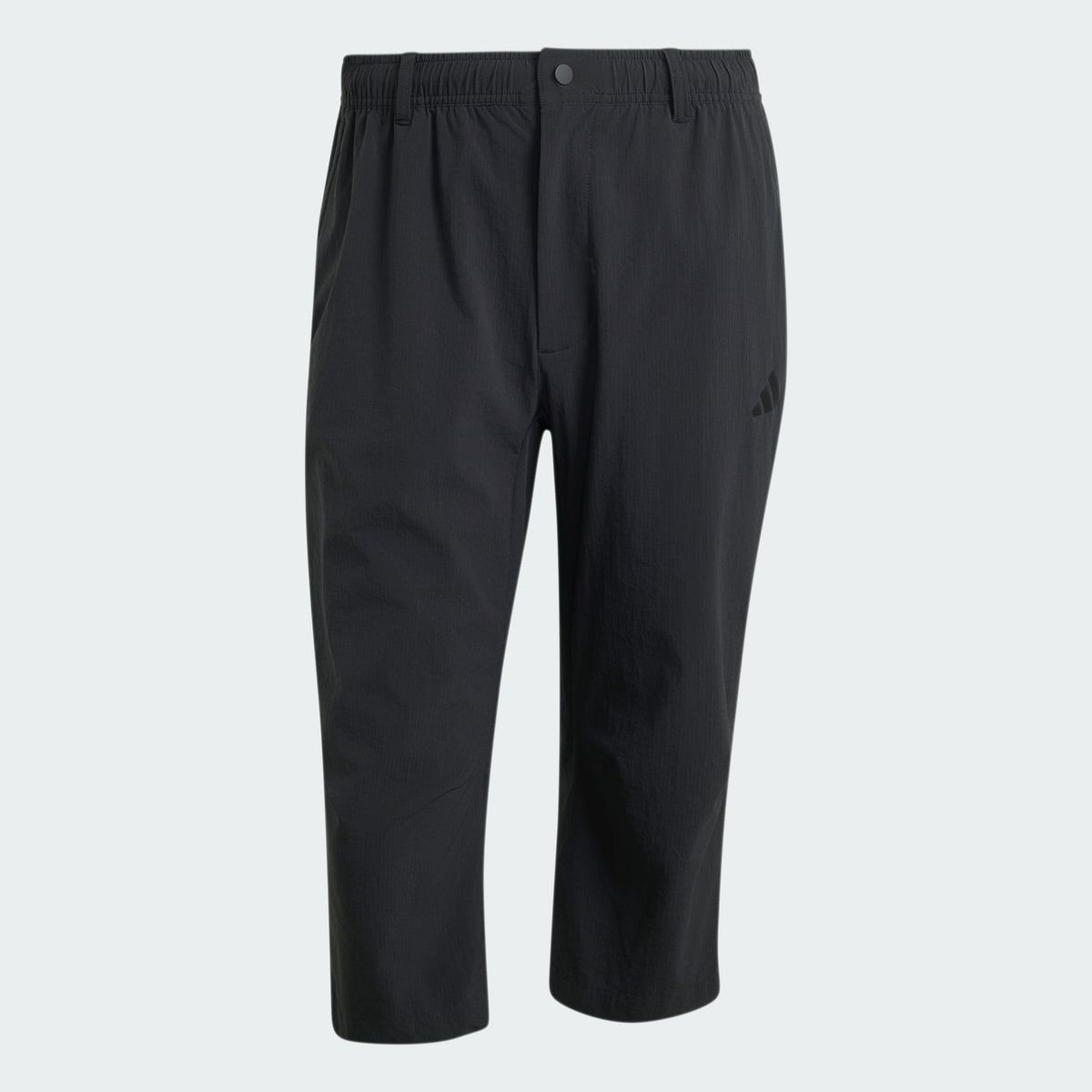 아디다스(ADIDAS) 쿨 필링 레귤러 핏 테이퍼드 우븐 3/4 오픈 헴 팬츠 KY6282
