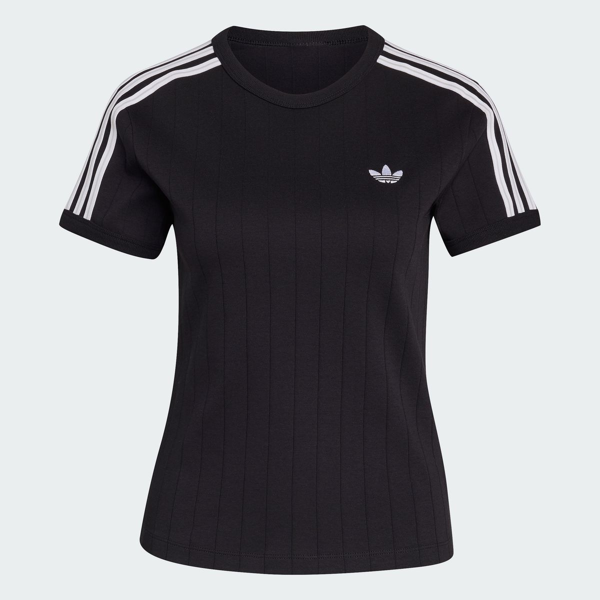 아디다스(ADIDAS) 핀스트라이프 쇼트 슬리브 슬림 티 KS6784
