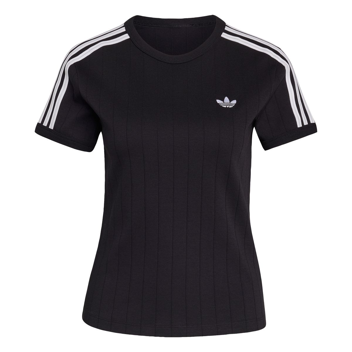 아디다스(ADIDAS) 핀스트라이프 쇼트 슬리브 슬림 티 KS6784