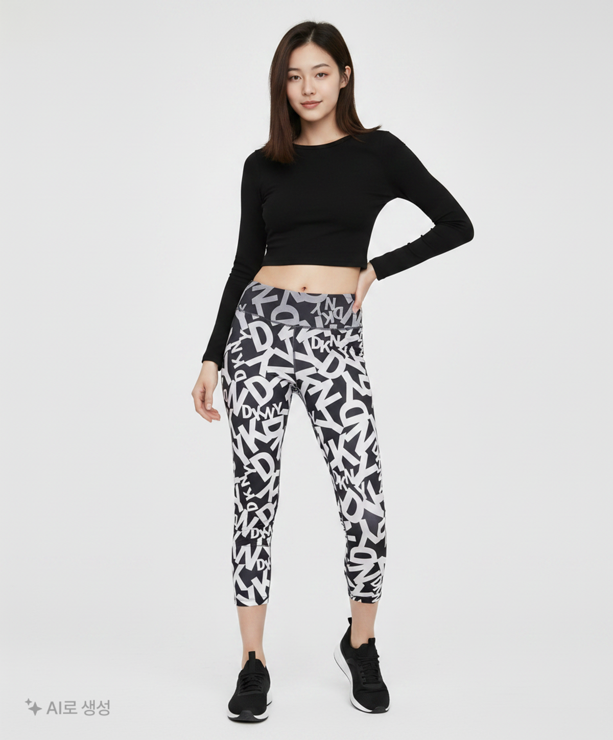디케이엔와이 스포츠(DKNY SPORT) 레깅스 S