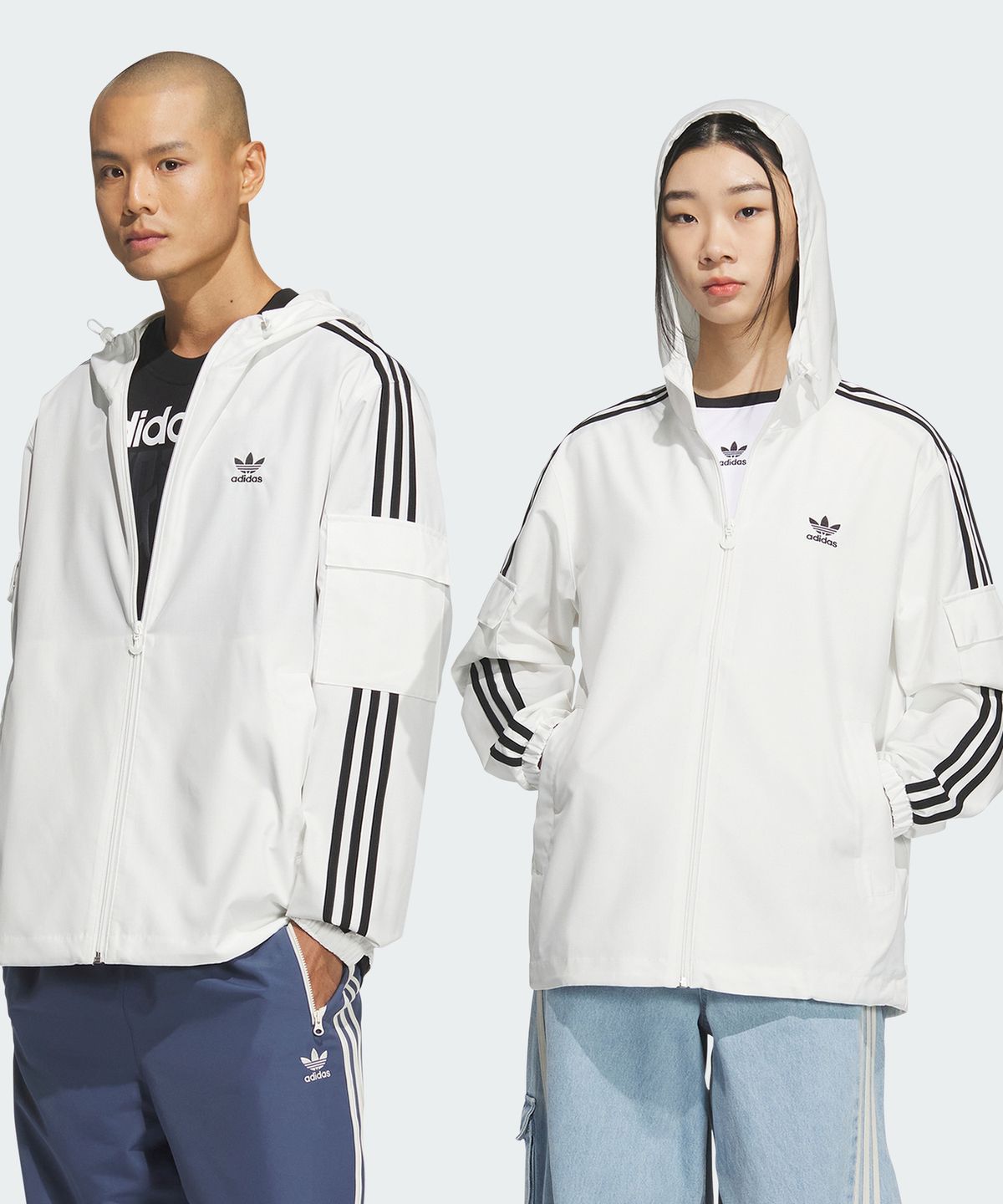 아디다스(ADIDAS) 스택 트랙 재킷 (젠더 뉴트럴) KB1944