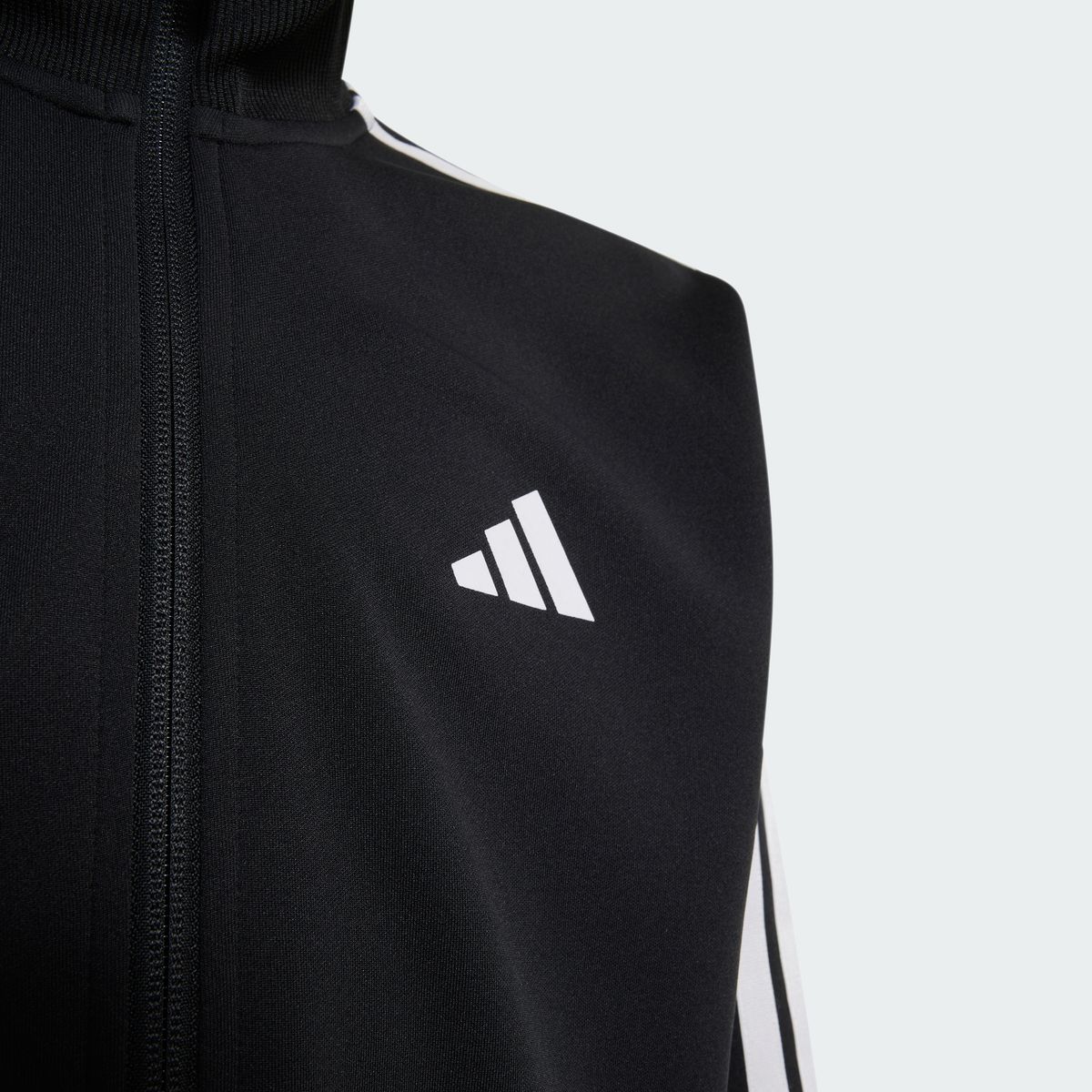 아디다스 키즈(ADIDAS KIDS) 키즈 에센셜 3-스트라이프 루즈 핏 더블니트 트랙탑 KU6461