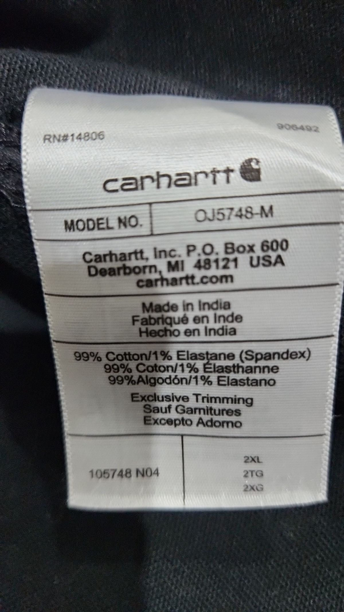 칼하트(CARHARTT) 기타 점퍼/재킷 XXL
