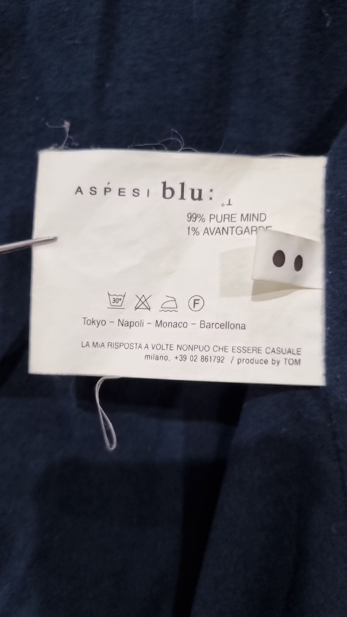 아스페시(ASPESI) 봄 가을 코트