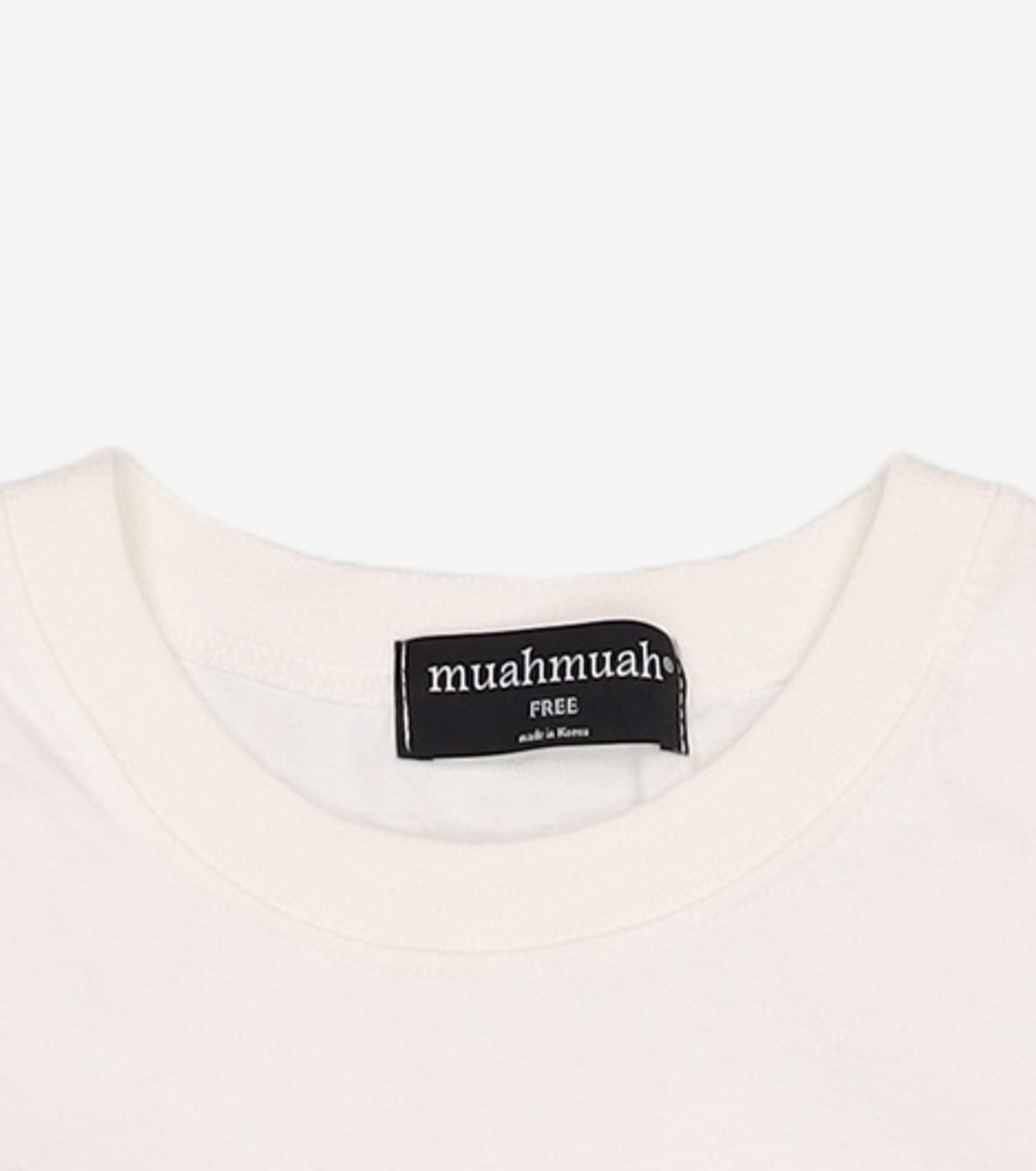 무아무아(MUAHMUAH) 반소매 티셔츠 FREE