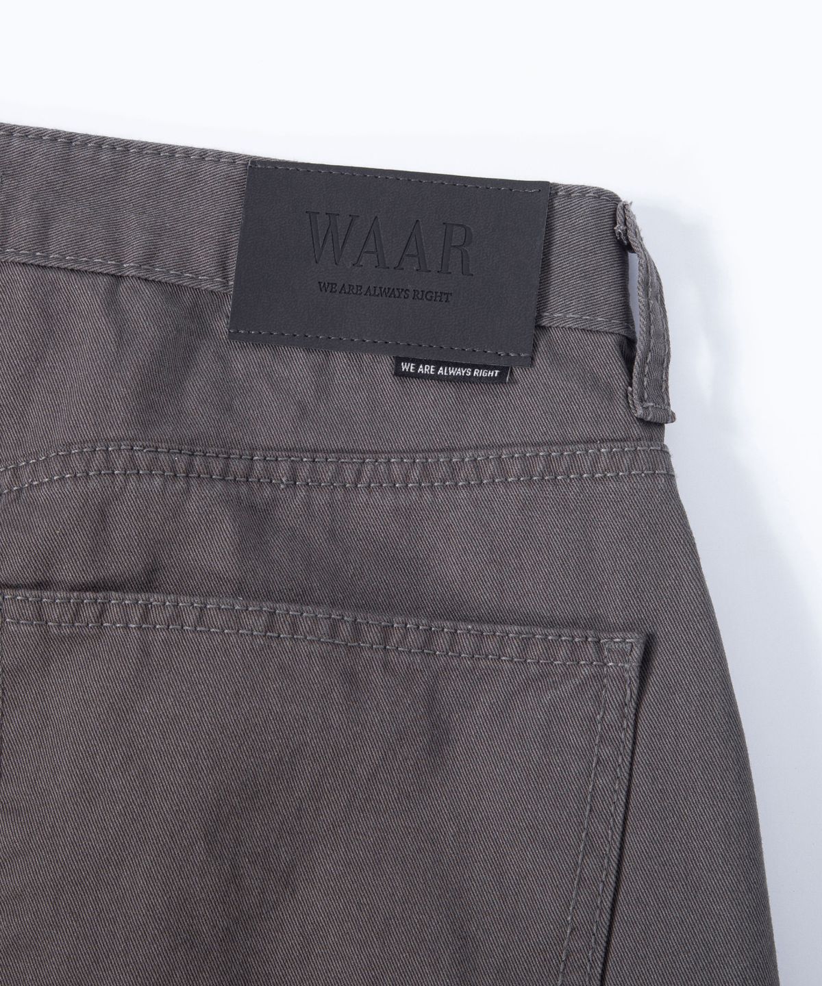 와르(WAAR) M293 치노 와이드 코튼 팬츠_토프