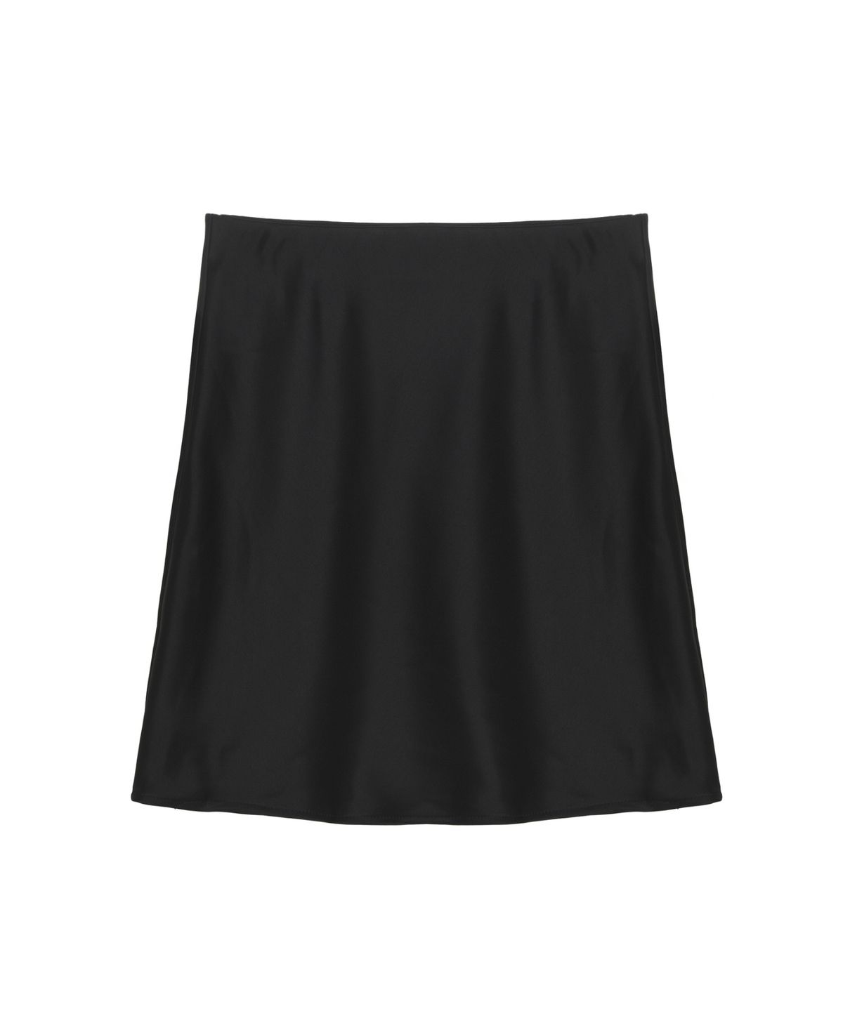 닉앤니콜(NICK&NICOLE) SATIN SLIP SKIRT_BLACK