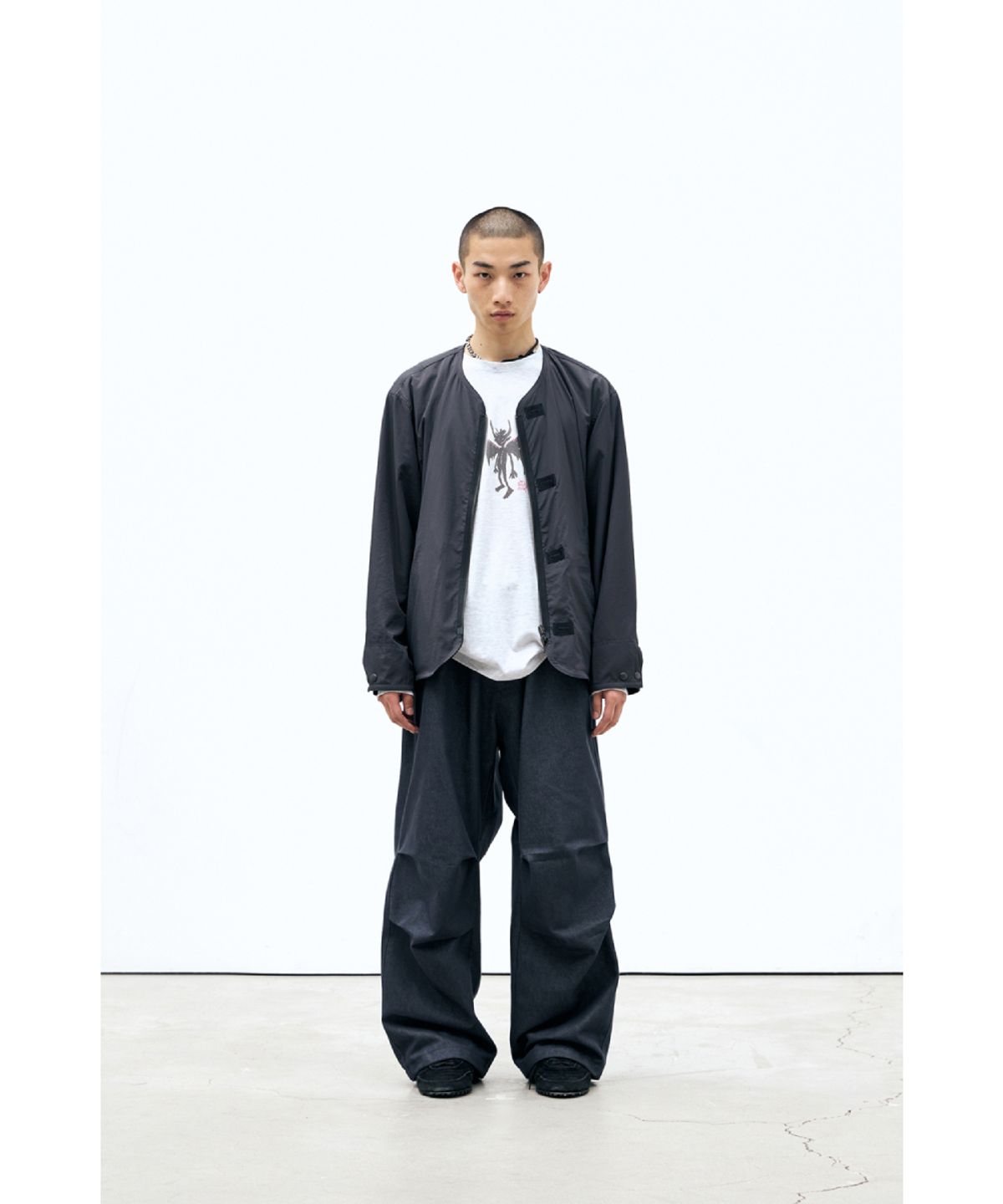 해칭룸(HATCHINGROOM) Devil Tee 1% M.Grey