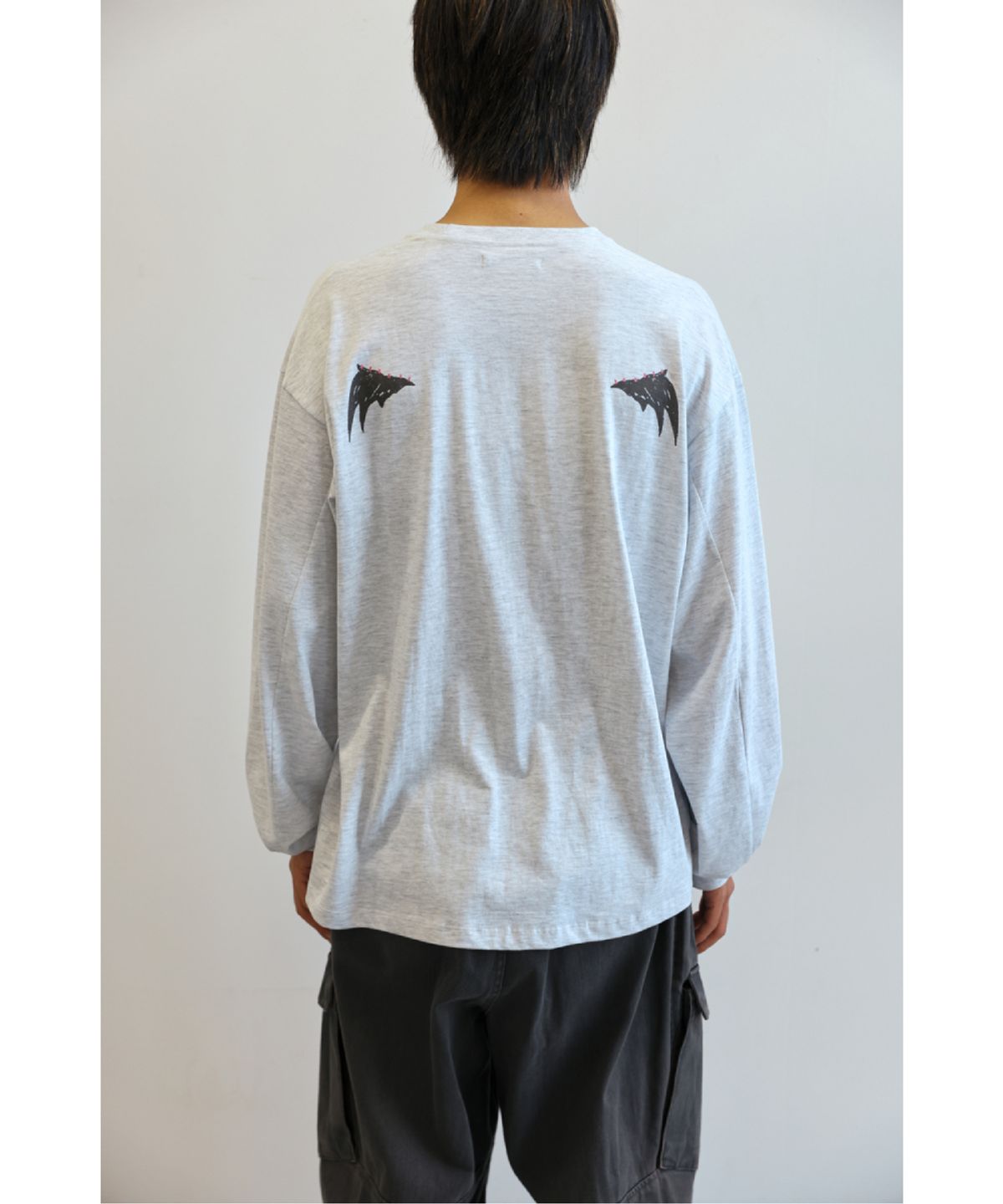 해칭룸(HATCHINGROOM) Devil Tee 1% M.Grey