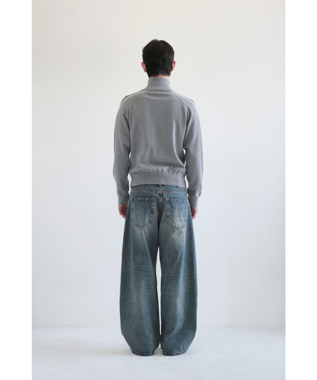 해칭룸(HATCHINGROOM) Wide Curve Jeans Vintage Blue