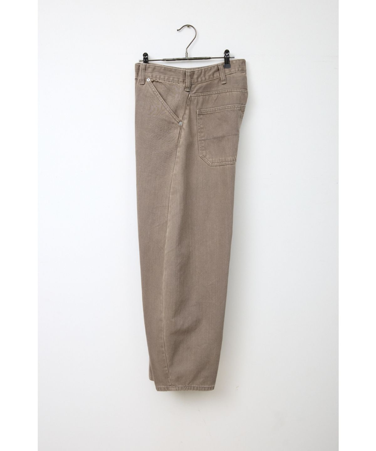 해칭룸(HATCHINGROOM) Curve Jeans Washed Beige