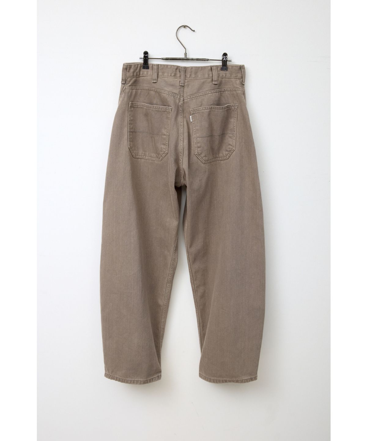 해칭룸(HATCHINGROOM) Curve Jeans Washed Beige