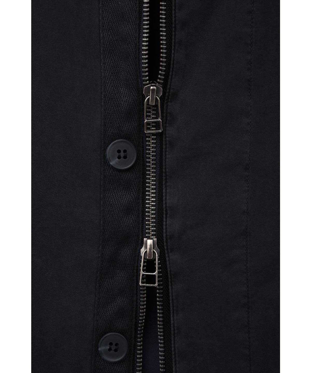 해칭룸(HATCHINGROOM) Boxer Shirket Long Dyed Black