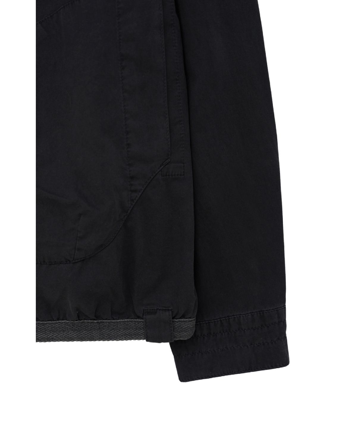 해칭룸(HATCHINGROOM) Boxer Shirket Long Dyed Black