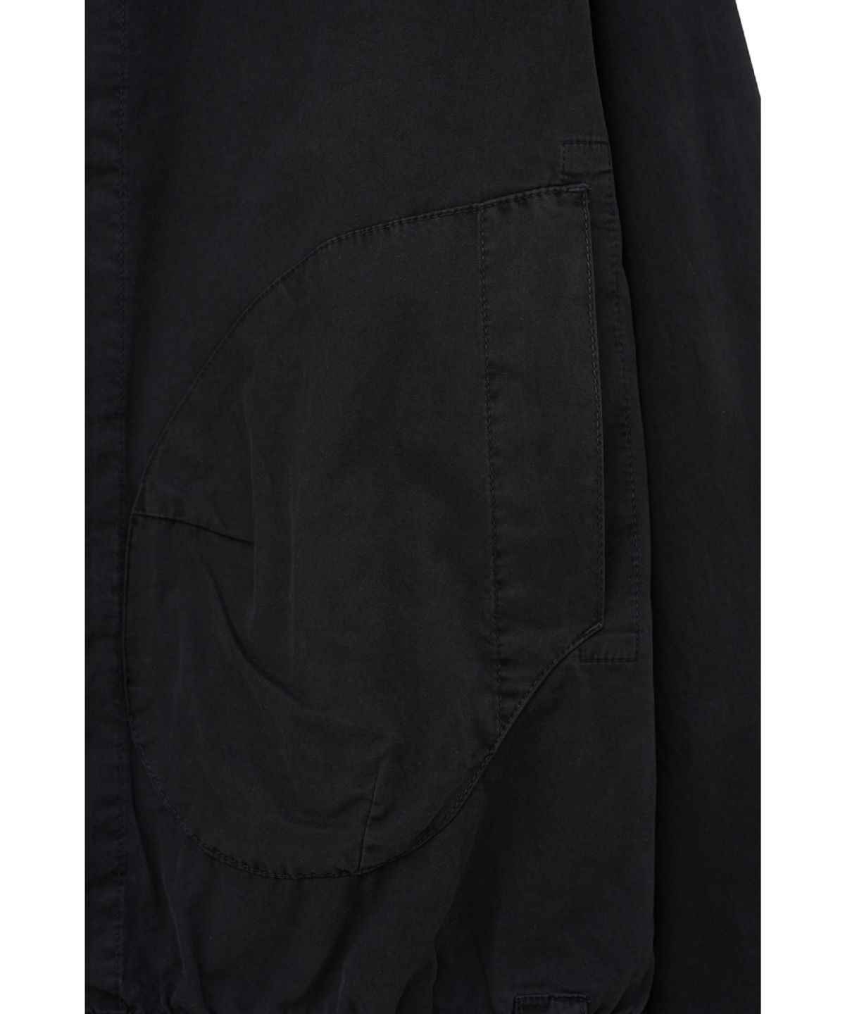 해칭룸(HATCHINGROOM) Boxer Shirket Long Dyed Black