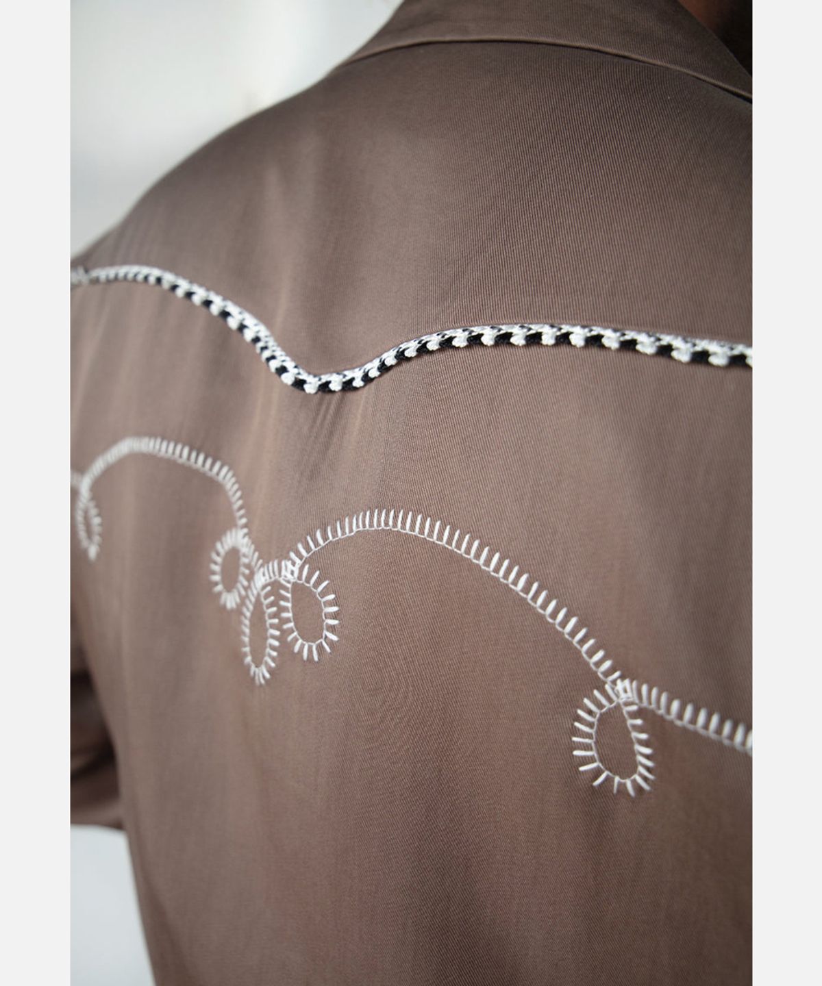 에이치바씨(HBARC) BOLERO MENS JACKET - COCOA/WHITE